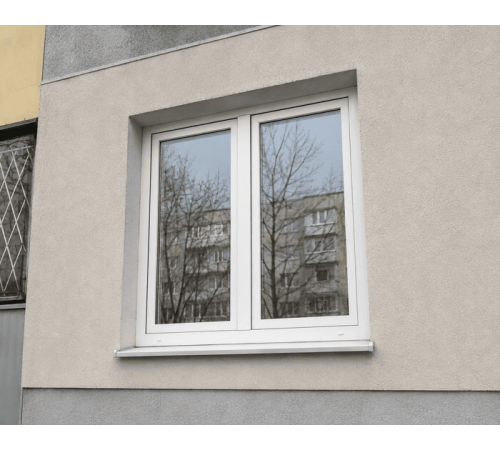 Металопластикове вікно Aluplast Ideal 4000 двостулкове з поворотно-відкидною стулкою 1200 x 1400 мм