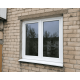 Металопластикове вікно WDS 5S двостулкове з поворотно-відкидною стулкою 1500 x 1500 мм