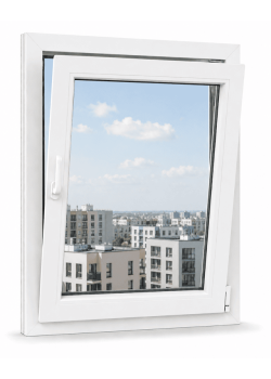 Металопластикове вікно Viknaroff Fenster 500 одностулкове поворотно-відкидне 900 x 1300 мм