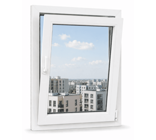 Металопластикове вікно Viknaroff Fenster 500 одностулкове поворотно-відкидне 900 x 1300 мм
