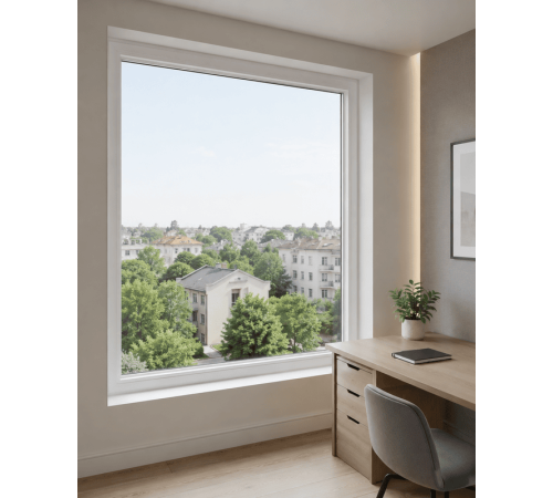 Металопластикове вікно REHAU EURO 60 глухе 1000 x 1000 мм