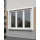 Металопластикове вікно Viknaroff Fenster 500 тристулкове з поворотно-відкидною стулкою 1900 x 1300 мм