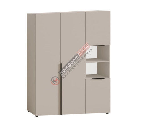 Офисный шкаф Комфорт 1,5 м полуоткрытый Кашемир