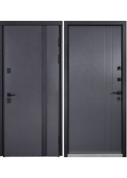 Двері Котедж 710/265 Metalic anthracite/Вулична Антрацит сірий