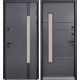 Входные Двери Коттедж 705/431 Metalic anthracite/Уличная Антрацит серый Булат