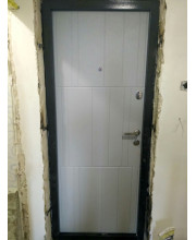 Вхідні Двері Преміум Арт бетон графіт-бетон крем Qdoors Вхідні Двері Преміум Арт бетон графіт-бетон крем Qdoors