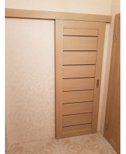 Міжкімнатні Двері Leador Doors Neapol дуб мокко Чорне скло Міжкімнатні Двері Leador Doors Neapol дуб мокко Чорне скло