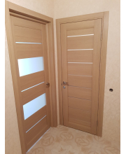 Міжкімнатні Двері Leador Doors Neapol дуб мокко Чорне скло Міжкімнатні Двері Leador Doors Neapol дуб мокко Чорне скло