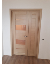 Міжкімнатні Двері Leador Doors Canneli Сатин бронза дуб мокко Міжкімнатні Двері Leador Doors Canneli Сатин бронза дуб мокко