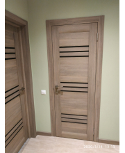 Міжкімнатні Двері Leador Doors Sovana дуб мокко Чорне скло Міжкімнатні Двері Leador Doors Sovana дуб мокко Чорне скло