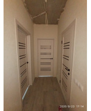 Міжкімнатні Двері Darumi Doors Versal дуб ольс Чорне скло Міжкімнатні Двері Darumi Doors Versal дуб ольс Чорне скло