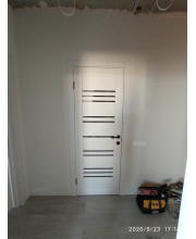 Міжкімнатні Двері Darumi Doors Versal дуб ольс Чорне скло Міжкімнатні Двері Darumi Doors Versal дуб ольс Чорне скло