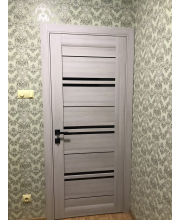 Міжкімнатні Двері Leador Doors Malta монблан Чорне скло Міжкімнатні Двері Leador Doors Malta монблан Чорне скло