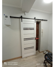 Міжкімнатні Двері Leador Doors Malta Чорне скло