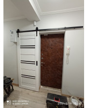 Міжкімнатні Двері Leador Doors Malta Чорне скло