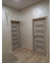 Міжкімнатні Двері Leador Doors Sicilia монблан Чорне скло Міжкімнатні Двері Leador Doors Sicilia монблан Чорне скло