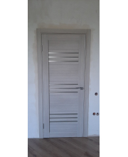 Міжкімнатні Двері Leador Doors Sovana дуб мокко Чорне скло Міжкімнатні Двері Leador Doors Sovana дуб мокко Чорне скло