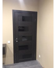Міжкімнатні Двері StilDoors NEPAL Чорне скло Міжкімнатні Двері StilDoors NEPAL Чорне скло