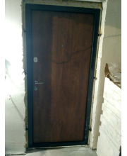 Вхідні Двері Преміум Люксор спил дерева кон'ячний Qdoors