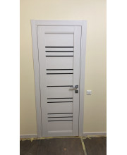 Міжкімнатні Двері Darumi Doors Versal дуб ольс Чорне скло Міжкімнатні Двері Darumi Doors Versal дуб ольс Чорне скло