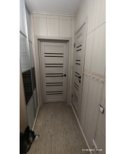 Міжкімнатні Двері Leador Doors Sicilia монблан Чорне скло Міжкімнатні Двері Leador Doors Sicilia монблан Чорне скло