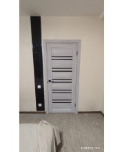 Міжкімнатні Двері Leador Doors Sicilia монблан Чорне скло Міжкімнатні Двері Leador Doors Sicilia монблан Чорне скло