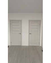 Міжкімнатні Двері Leador Doors Neapol монблан Чорне скло Міжкімнатні Двері Leador Doors Neapol монблан Чорне скло