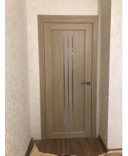 Двері Leador Doors Verona дуб мокко Чорне скло Двері Leador Doors Verona дуб мокко Чорне скло