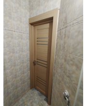 Міжкімнатні Двері Leador Doors Sovana дуб мокко Чорне скло Міжкімнатні Двері Leador Doors Sovana дуб мокко Чорне скло
