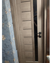 Міжкімнатні Двері Darumi Doors Bordo горіх бургун Чорне скло Міжкімнатні Двері Darumi Doors Bordo горіх бургун Чорне скло