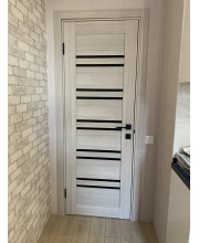 Міжкімнатні Двері Leador Doors Sicilia монблан Чорне скло Міжкімнатні Двері Leador Doors Sicilia монблан Чорне скло