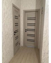 Міжкімнатні Двері Leador Doors Sicilia монблан Чорне скло Міжкімнатні Двері Leador Doors Sicilia монблан Чорне скло