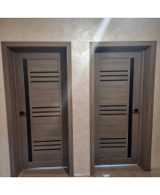 Міжкімнатні Двері Leador Doors Compania Чорне скло Міжкімнатні Двері Leador Doors Compania Чорне скло
