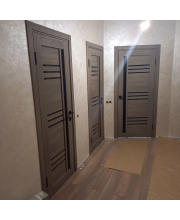 Міжкімнатні Двері Leador Doors Compania Чорне скло Міжкімнатні Двері Leador Doors Compania Чорне скло