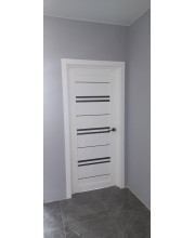 Міжкімнатні Двері Leador Doors Malta Чорне скло