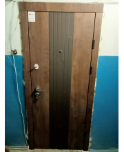 Вхідні Двері Преміум Люксор спил дерева кон'ячний Qdoors