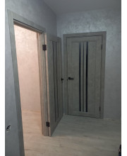 Міжкімнатні Двері Darumi Doors Stella сірий бетон сатин білий Міжкімнатні Двері Darumi Doors Stella сірий бетон сатин білий