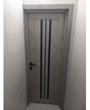 Міжкімнатні Двері Darumi Doors Stella сірий бетон сатин білий Міжкімнатні Двері Darumi Doors Stella сірий бетон сатин білий