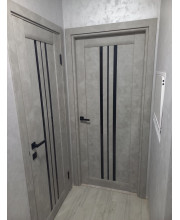Міжкімнатні Двері Darumi Doors Stella сірий бетон сатин білий Міжкімнатні Двері Darumi Doors Stella сірий бетон сатин білий