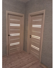 Міжкімнатні Двері Leador Doors Malta монблан Чорне скло Міжкімнатні Двері Leador Doors Malta монблан Чорне скло