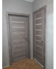 Міжкімнатні Двері Darumi Doors Leona горіх бургун сатин білий Міжкімнатні Двері Darumi Doors Leona горіх бургун сатин білий