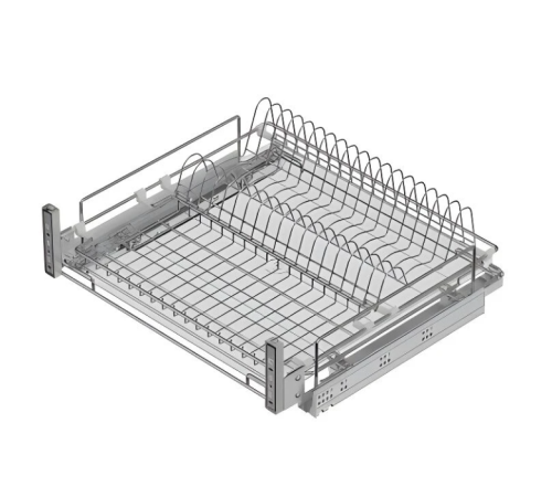 Сушка висувна 600 (560-580x520x185) на тандемах Blum, хром Starax