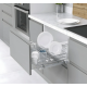 Сушка висувна 600 (560-580x520x185) на тандемах Blum, хром Starax