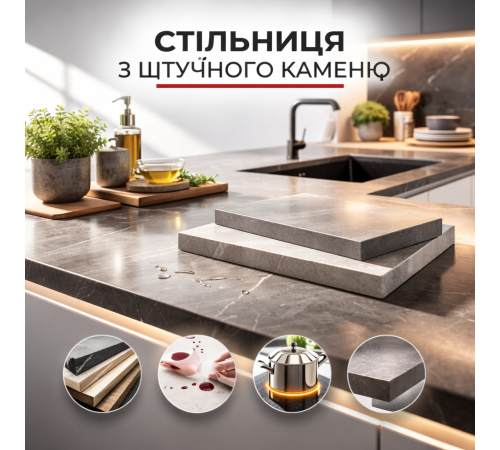 Стільниця зі штучного каменю