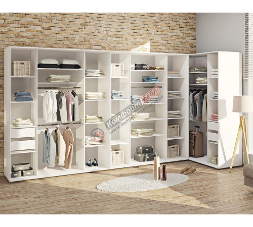 Гардеробна система 4,2х1,6м "Максі" кутова