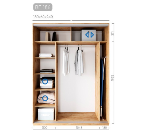Мебель Шафа-купе BГ-186