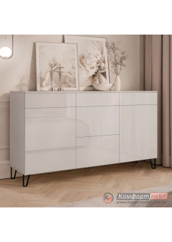 Комод-тумба Комфорт Flex 1,5 м з ДСП фасадами Кашемір для косметики