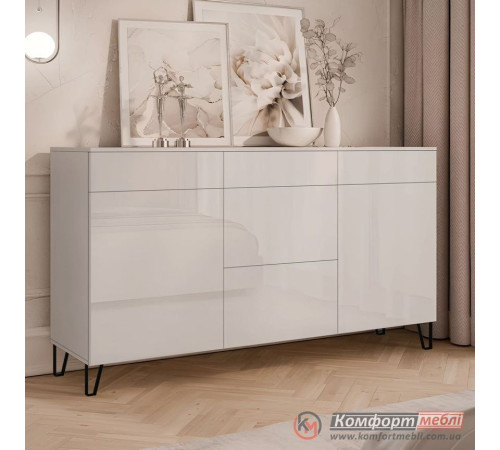 Комод-тумба Комфорт Flex 1,5 м з ДСП фасадами Кашемір для косметики