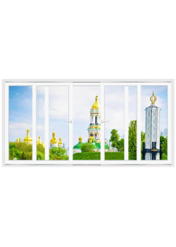 Металопластикові двері WDS 7S Розсувні на паралельно-зсувній системі №3