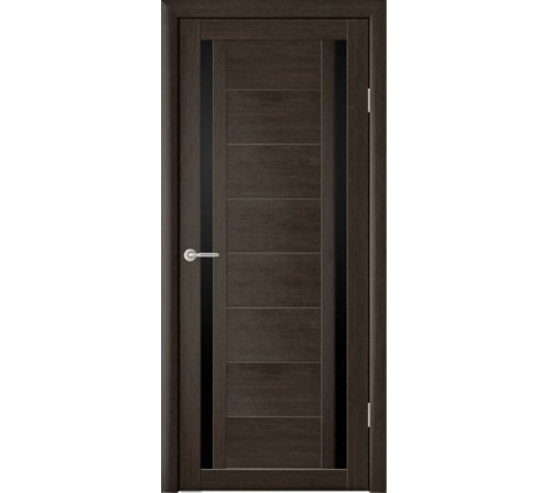 Міжкімнатні Двері Albero Megapolis PVH Riga Чорне скло